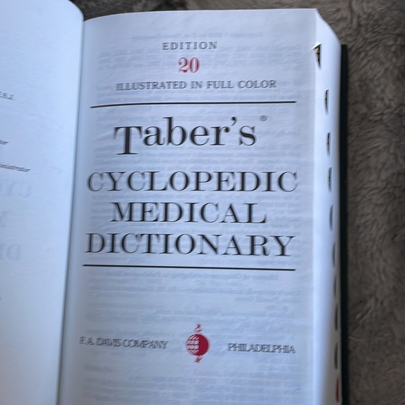TABERS Cyclopedic Medical Dictionary - Picture 7 of 13